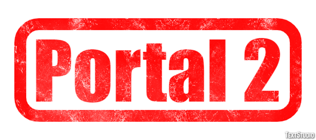 Portal 2 Efecto de Texto