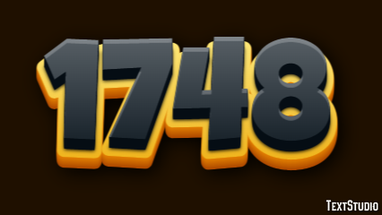 1748 Text Effect