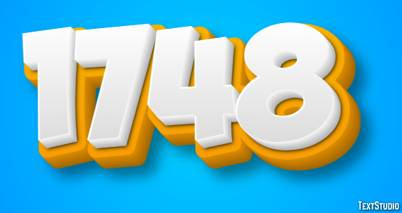 1748 Efeito de texto
