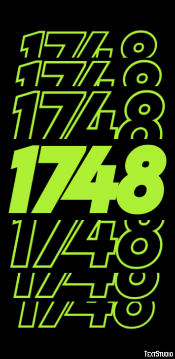 1748 Efeito de texto