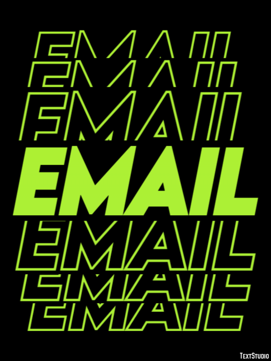 Email Text Effect