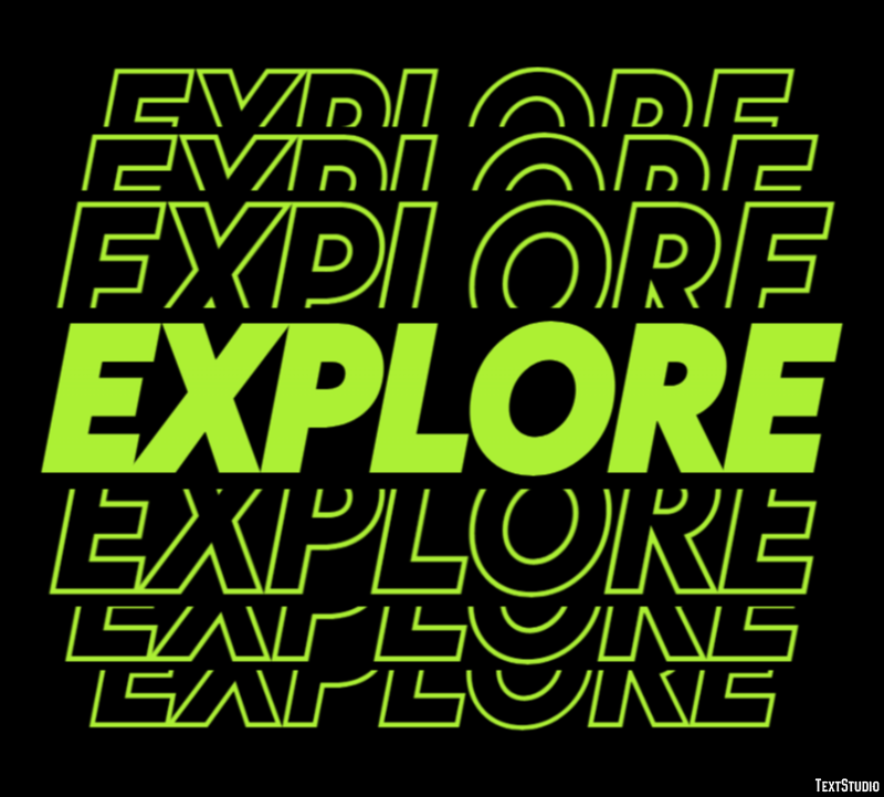Explore Text Effect