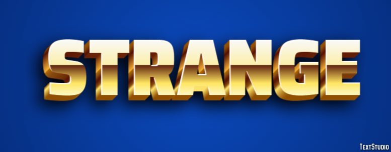 Strange Text Effect