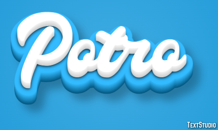 Potro Efecto de Texto