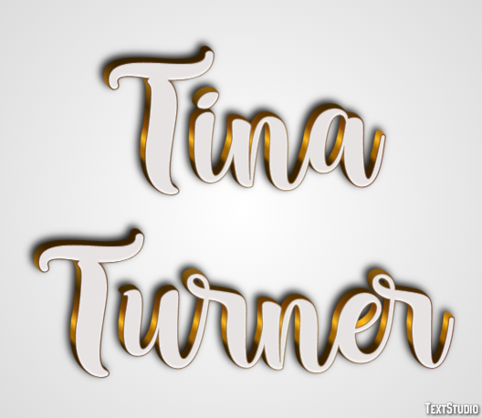 Tina Turner Effet de Texte