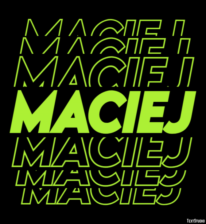Maciej Efekt tekstowy