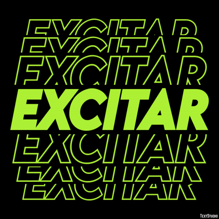Excitar Texteffekt
