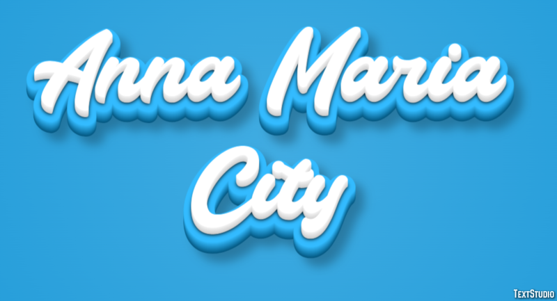 Anna Maria City Effetto testo