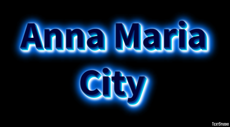 Anna Maria City Effetto testo