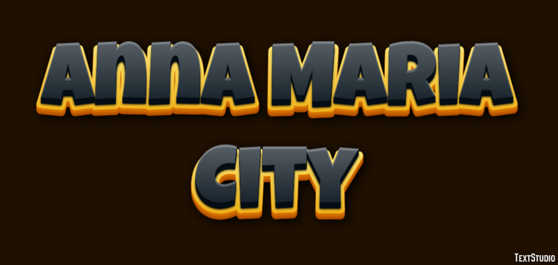 Anna Maria City Effetto testo