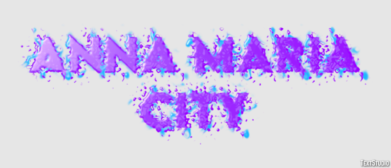 Anna Maria City Effetto testo