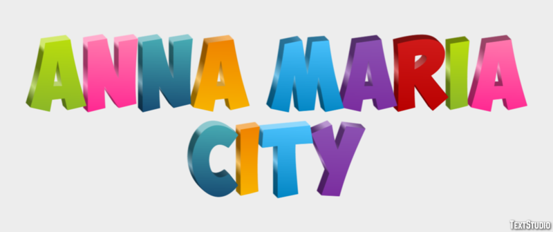 Anna Maria City Effetto testo
