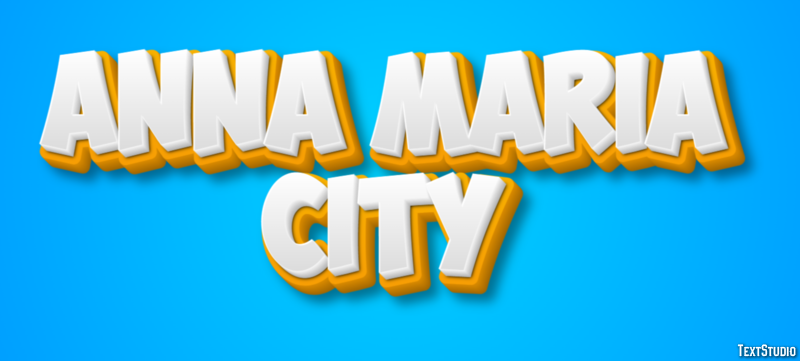 Anna Maria City Effetto testo