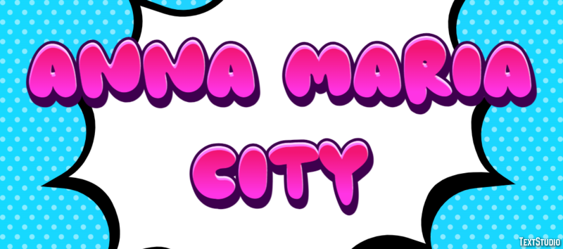 Anna Maria City Effetto testo