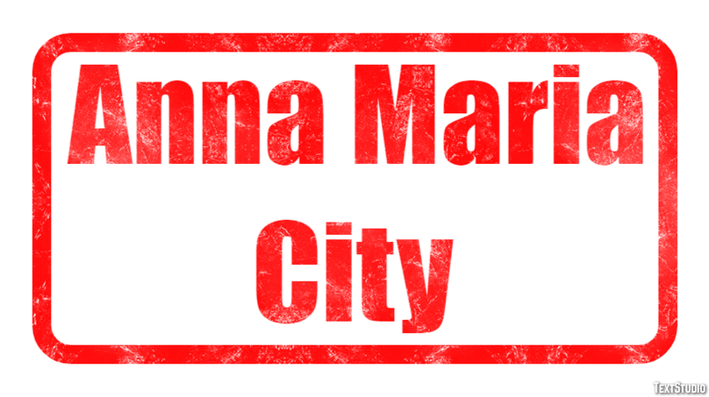 Anna Maria City Effetto testo