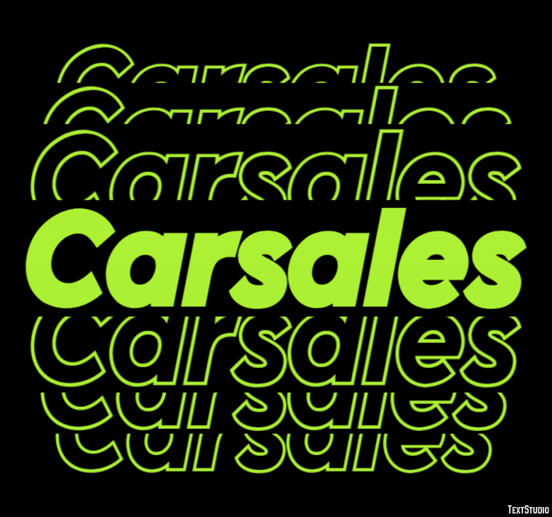 Carsales Effetto testo