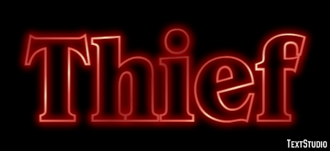 Thief Efekt tekstowy