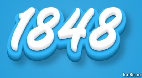 1848 Effetto testo