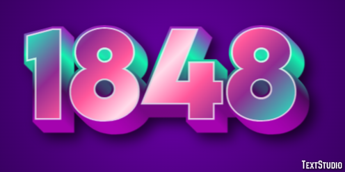 1848 Effetto testo