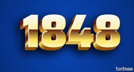 1848 Efecto de Texto