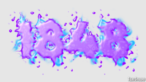 1848 Text Effect