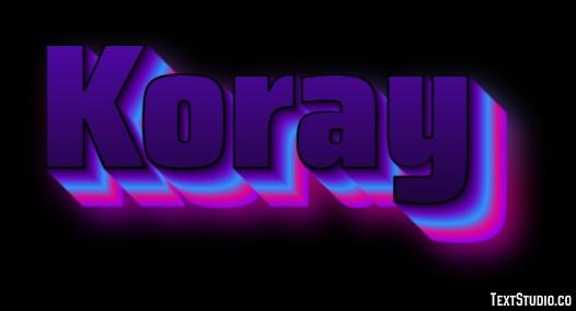 Koray Efeito de texto