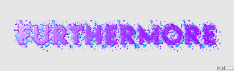 Furthermore Efekt tekstowy