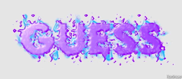 Guess Texteffekt