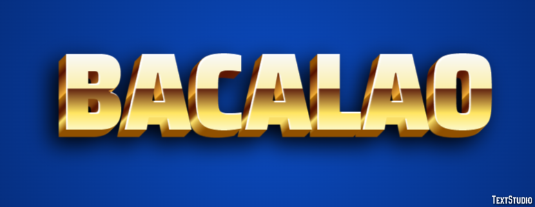 Bacalao Efecto de Texto