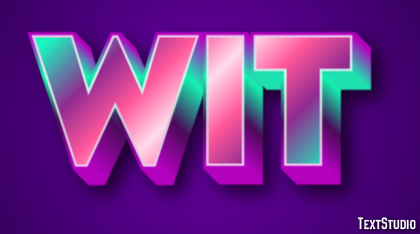Wit Texteffekt