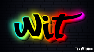 Wit Texteffekt