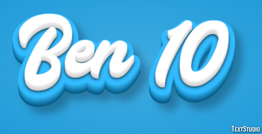 Ben 10 Tekst Effect