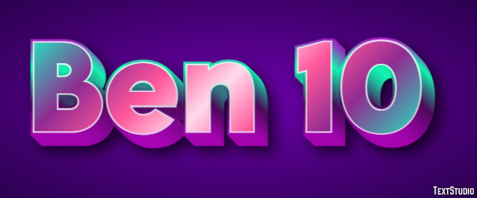 Ben 10 Texteffekt