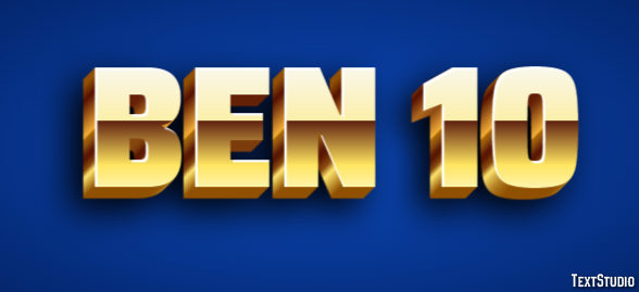 Ben 10 Efekt tekstowy
