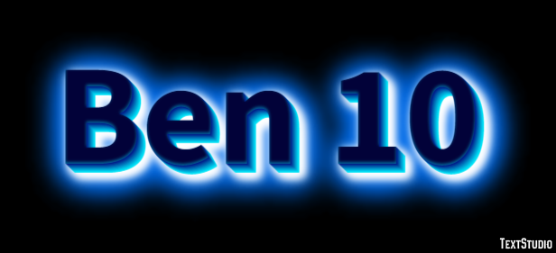 Ben 10 Texteffekt