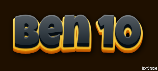Ben 10 Efekt tekstowy