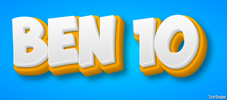 Ben 10 Texteffekt
