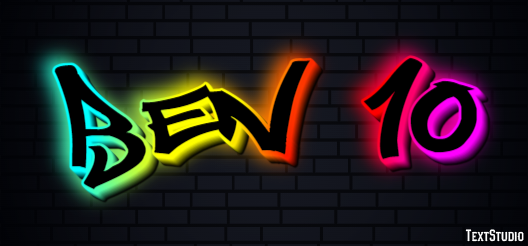 Ben 10 Effetto testo
