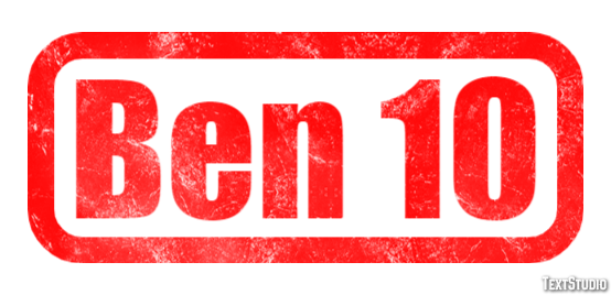 Ben 10 テキスト効果