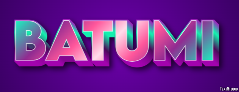 Batumi Текстовый эффект