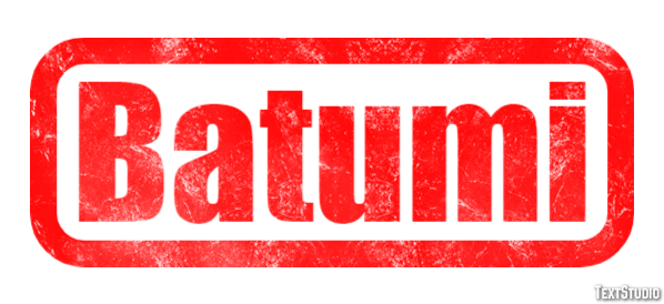 Batumi Текстовый эффект