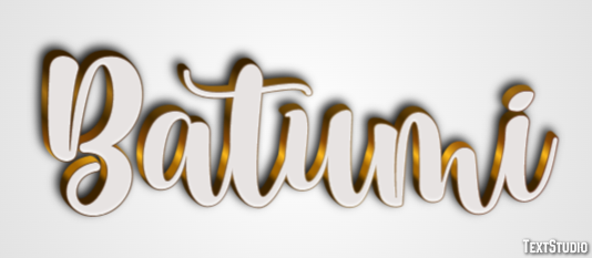 Batumi Текстовый эффект