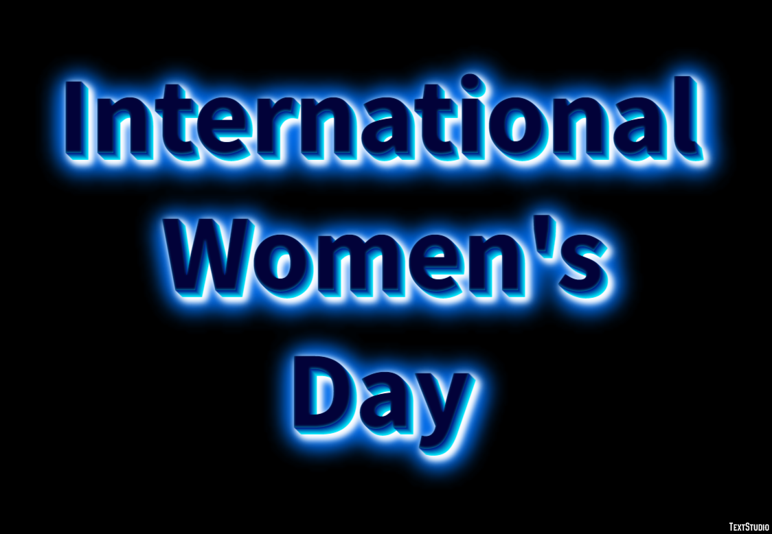 International Women's Day Tekst effect