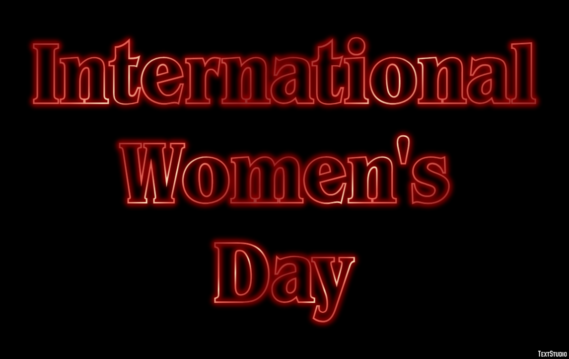 International Women's Day Tekst effect