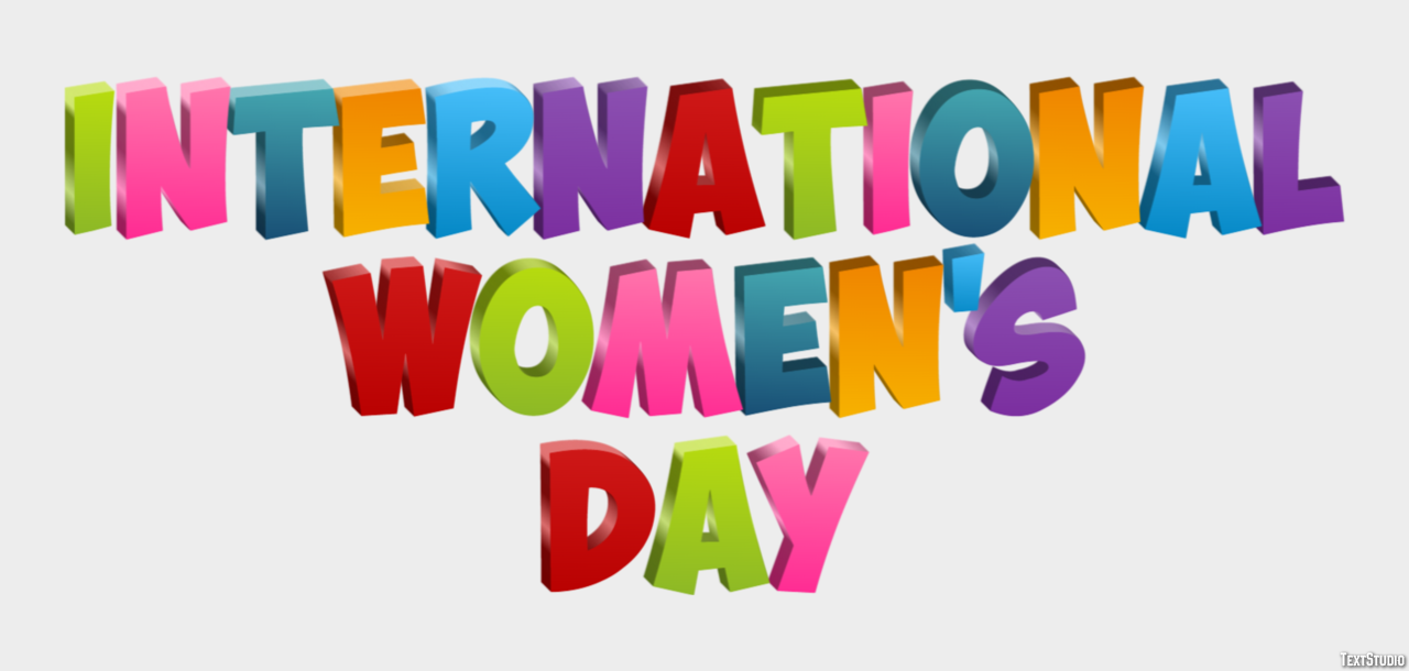 International Women's Day Tekst effect