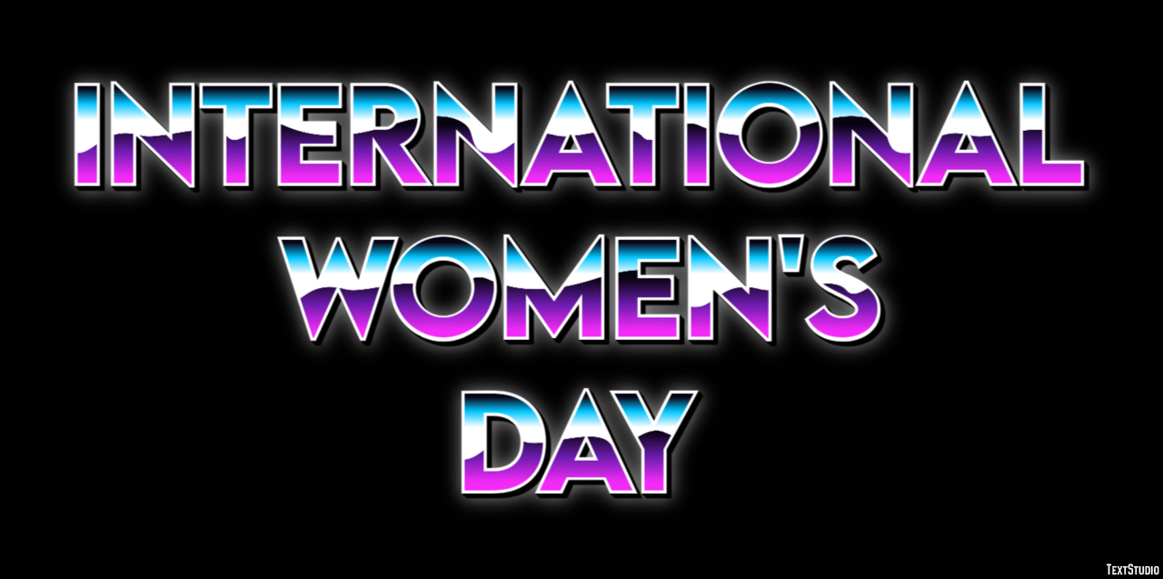 International Women's Day Tekst effect