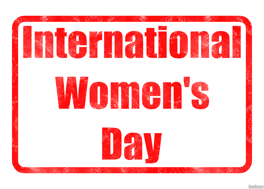 International Women's Day Tekst effect