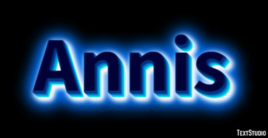 Annis Text effect