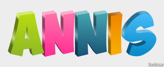 Annis Text Effect