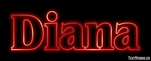 Diana Text effect